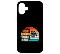 Judging Your Taste in Movies Motion Picture Fan Film Cinema Case for iPhone 16 Plus