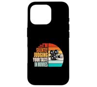 Judging Your Taste in Movies Motion Picture Fan Film Cinema Case for iPhone 16 Pro