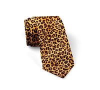 JUDIAN Men's Neckties Tie Fashion Tie Print,Novelty Neck Ties for Every Outfit, Cool Cheetah Leopard Print, Default Size