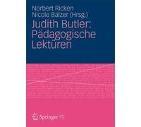 Ricken - Judith Butler Pdagogische Lektren - New paperback or softb - M555z