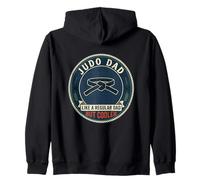 Judo Dad Grappling Martial Artist Fighter Father's Day Zip Hoodie