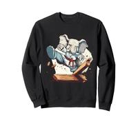 Judo Elephant Nature Kickboxing Taekwondo Martial Arts Sweatshirt