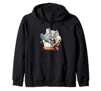 Judo Elephant Nature Kickboxing Taekwondo Martial Arts Zip Hoodie