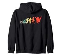Judo Evolution für den Judoka und Martial Arts Fan Zip Hoodie