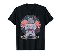 Judo Hippo Nature Kickboxing Taekwondo Martial Arts T-Shirt