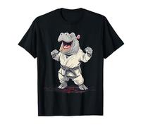 Judo Hippo Nature Kickboxing Taekwondo Martial Arts T-Shirt