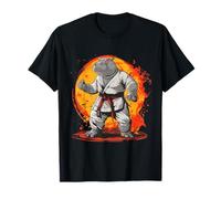 Judo Hippo Nature Kickboxing Taekwondo Martial Arts T-Shirt