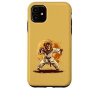 Judo Lion Artwork Martial Arts Jiu-Jitsu Karate Lion Kung Fu Case for iPhone 11