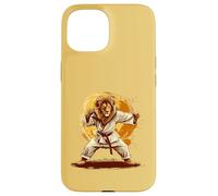 Judo Lion Artwork Martial Arts Jiu-Jitsu Karate Lion Kung Fu Case for iPhone 15
