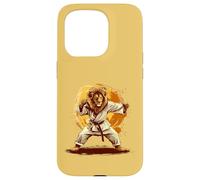Judo Lion Artwork Martial Arts Jiu-Jitsu Karate Lion Kung Fu Case for iPhone 15 Pro