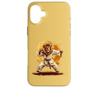 Judo Lion Artwork Martial Arts Jiu-Jitsu Karate Lion Kung Fu Case for iPhone 16 Plus