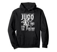 Judo MMA Martial Arts Pain Temporary Victory Lasts Forever Pullover Hoodie