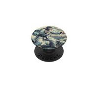 Judo Monkey Waves Kung Fu Judo Monkey Lover Taekwondo PopSockets Adhesive PopGrip