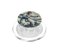 Judo Monkey Waves Kung Fu Judo Monkey Lover Taekwondo PopSockets PopGrip for MagSafe