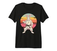 Judo Rabbit Bunny Nature Kickboxing Taekwondo Martial Arts Premium T-Shirt