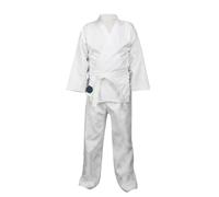 Judo Suits Adult Karate Uniform Suit Taekwondo Kick Boxing Martial Art Training Clothes Dobok Cotton Polyster For Training(130cm XS)