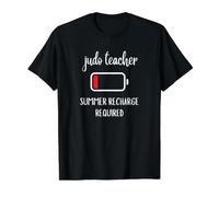 Judo Teacher Summer Recharge Value Graphic T-Shirt, Men, Black, XL