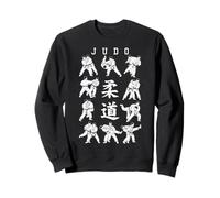 Judo Throw Sweep MMA Mixed Martial Arts Kanji Gi Budo Sweatshirt