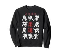 Judo Throw Sweep MMA Mixed Martial Arts Kanji Gi Budo Sweatshirt