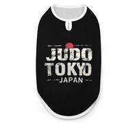 Judo Tokyo Japan Dog and Cat Clothes Summer T-Shirt Graphic Vest Sleeveless Pet Tank Top