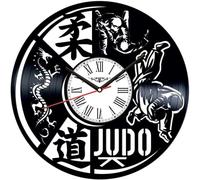 Judo Vinyl Record Wall Clock Retro style Wall clock Silent Home Decor Art Special Home Accessories Creative Personality Gift