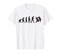 Judoka Taekwondo Karate Aikido Ju-Jutsu Evolution Judo Value Graphic T-Shirt, Men, White, S