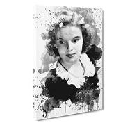 Judy Garland (1) V3 Canvas Print | Gallery Wrapped 30mm Frame Wall Art | 30x20 inches | Ready to Hang | Modern Picture | Living Room Bedroom Lounge Office