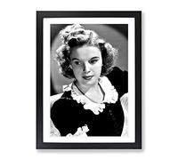 Judy Garland No.1 Modern Framed Print | A3 Black Framed Wall Art | Ready to Hang | Modern Nature Picture | Living Room Bedroom Lounge Office