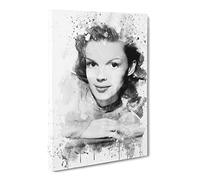 Judy Garland Vol.2 V4 Canvas Print | Gallery Wrapped 30mm Frame Wall Art | 24x16 inches | Ready to Hang | Modern Picture | Living Room Bedroom Lounge Office