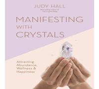 Judy Hall Manifesting with Crystals Paperback Book in White Judy Hall White