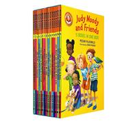 Judy Moody and Friends 15 Books Collection Box Set By Megan McDonald (Rocky Zang in The Amazing Mr. Magic, Jessica Finch in Pig Trouble,Amy Namey in Ace Reporter,April Fools Mr. Todd, & More)