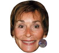 Judy Sheindlin Celebrity Mask, Flat Card Face, Fancy Dress Mask