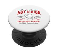 Judy's Famous Hot Cocoa Funny Christmas PopSockets Adhesive PopGrip