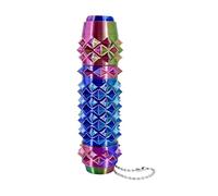 Juebueix Portable 6-in-1 Spiky Grip Fidget Toy, Keychain Stress Relief Sensory Tool for Office, Travel and Daily Use B