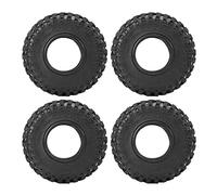 Juego de 4 neumáticos de goma RC de 2,2 pulgadas, neumáticos de rueda, piel de repuesto con mejor agarre y absorción de impactos para G8 RC Crawler, negro, 12,5 cm de diámetro,