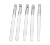 Juego de 5 brochas de maquillaje multifuncionales de silicona para cejas, pestañas, labios, brochas de maquillaje, herramientas cosméticas profesionales para viajes, uso