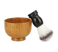 Juego De Cepillo De Afeitar Y Bol - Brocha De Afeitar With Cerdas | Herramienta De Aseo Reutilizable Limpieza Facial Y Maquillaje De Salón Para Regalo En Vacaciones Cumpleaños Y Pascua
