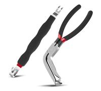 Juego de herramientas separadoras de conectores Alicates de enchufe para extracción de terminales automotrices para mazos de Cables de vehículos y conectores de sensores Acero