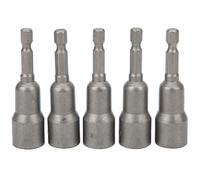 Juego de puntas para destornillador de tuerca de casquillo con vástago Hexagonal Profesional, 5 piezas, 13 mm, puntas para destornillador de impacto magnético de alta torsión para