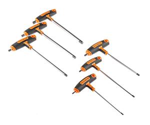 JUEGO DESTOR Mango T - Unid: 1 | Popular screwdriver sizes included | Chrome plated alloy steel blades | Comfortable grips | Workshop ready