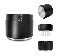 JUELICH 3-in-1 Coffee Distributor and Tamper with WDT Tool - Espresso Distribution Tool Set, Professional Espresso Accessories Kit, Fits 58mm Portafilters (58mm)