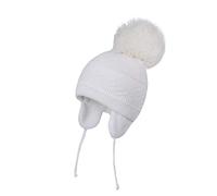 Juenier Baby Winter Hat Ear Flap Beanies Cap for Boys Girls,Toddler Bomber Knit Hat with Fleece Lined