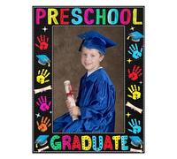 JUESMOS Preschool Graduation Picture Frame 2026 - Prek Kindergarten Graduations Gifts - Preschool Graduate Photo Frame My First Grad Picture Frame Gifts for Kids Boys Girls