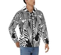 JUEXDEME Abstract Animal Zebra Print Mens Hoodie Sweatshirt Full Zip Up Hooded Jackets Long Sleeve Pullover Jacket Hoody Hoodies Tops With Pockets