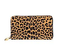 JUEXDEME Leather Women's Leopard Print Wallets: Large Capacity, Multi-Functional, Phone Compartment, Trendy, Luxury, Feminine, Animal Print, Soft Leather, Clutch, WALLET, Fashion-Conscious Women