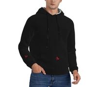 JUEXDEME Men'S Hoodies Pullover Hooded Sweatshirts Casaul Long Sleeve Drawstring Karate Boy Changeable Belt Color Print Hooded Sweatshirt With Kanga Pockets