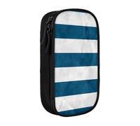 JUEXDEME Pouch for School Office Supplies Big Capacity Greek Flag Pen Case Large Capacity Pencil Bag for Students Stationery Pouch Pencil Box Desk Organizer with Smooth Zipper Portable Pencil