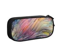 JUEXDEME Pouch for School Office Supplies Dream Colorful Big Capacity Pen Case Large Capacity Pencil Bag for Students Stationery Pouch Pencil Box Desk Organizer with Smooth Zipper Portable Pencil
