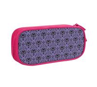 JUEXDEME Pouch for School Office Supplies Haunted Mansion Big Capacity Pen Case Large Capacity Pencil Bag for Students Stationery Pouch Pencil Box Desk Organizer with Smooth Zipper Portable Pencil
