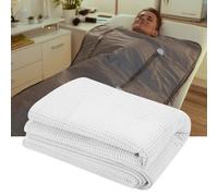 Juexica 1 Pcs 30 x 70 Inch Soft Sauna Blanket Insert 100% Cotton Waffle Comfortable Spa Towel Reusable and Machine Washable Absorbent Towel for Infrared Sauna Blankets